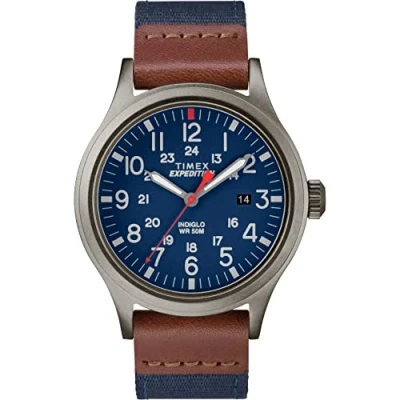 Image de Timex Homme Analogique classique Quartz Montre avec Bracelet en Tissu TW4B14100