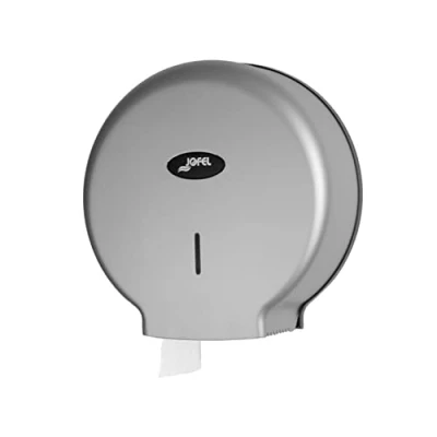 Image de Jofel Distributeur Industriel Moyen de Rouleaux Papier Toilette, 400m, diamètre 260mm, mandrin 45 55mm, idéal pour Les Toilettes publiques, Corps en ABS Haute qualité, Valor AE57300