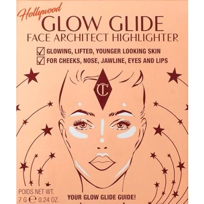 Image de Charlotte Tilbury Hollywood Glow Glide Face Architect Highlighter 7g Rose Gold