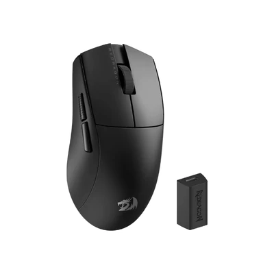 Image de Redragon M916 PRO Souris de jeu sans fil 3 modes, taux polling 4K hyperrapide, 49 G ultra légère 26 K DPI avec poignée ergonomique naturelle, touches macro redéfinies, prise en charge du logiciel