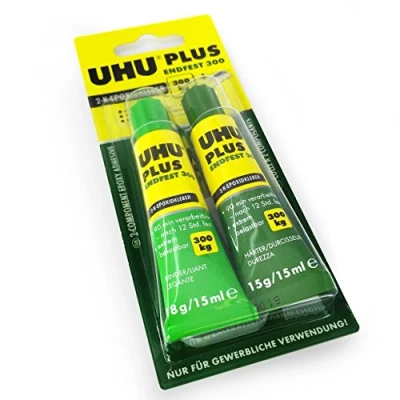 Image de UHU Endfest Plus 300 Lot de colle bi composant sans solvant 15 ml