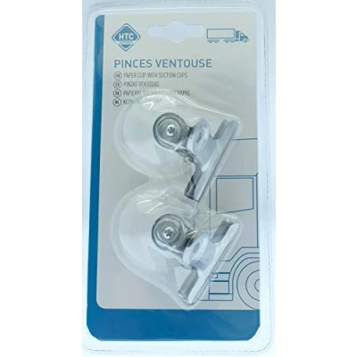 Image de 2 pinces ventouse Aluminium