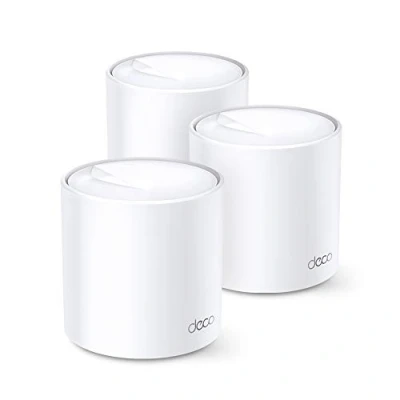 Image de TP Link Deco WiFi 6 Mesh AX1800Mbps X20(3 Pack), Système pour Toute la Maison, Couverture de 500㎡, Installation Facile, Contrôle Parental, Compatible avec toutes les Box Fibre