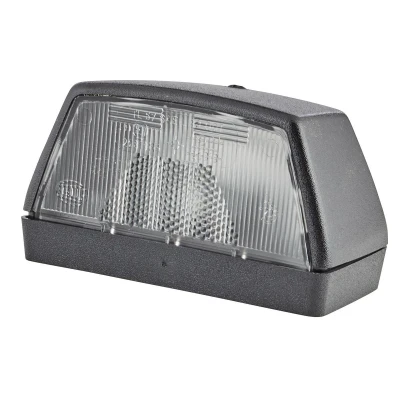 Image de HELLA 2KA 003 389 081 Eclairage De Plaque d&#039;Immatriculation P21W Halogène gauche, droit avec porte lampe sans ampoules
