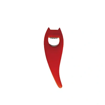 Image de Alessi Abc01 R Diabolix Ouvre bouteilles en Résine Thermoplastique, Rouge
