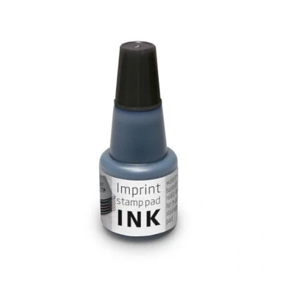 Image de Imprint 7711 recharge d&#039;encre pour tampon encreur 9071M, 9072M, 9073M 1 flacon de 24 ml, noir, encre à base d&#039;eau, empreinte propre, taille 7,5 x 3 cm