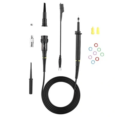 Image de Sonde D&#039;oscilloscope, Haute Tension D&#039;oscilloscope Bnc 2Kv 250Mhz P4250 100X Adaptée à Tous Les Oscilloscopes Tête Standard, Précision