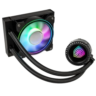 Image de Kolink Umbra Void 120 AIO Processeur Kit de refroidissement du liquide 12 cm Noir 1 pièce(s) Neuf