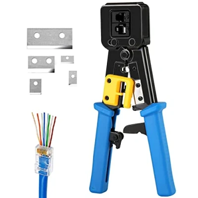 Image de Solsop Pince à sertir RJ45 pour connecteurs RJ45/RJ12