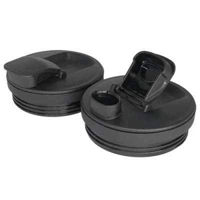 Image de Couvercles Compatible avec Ninja Blender Technologie Auto iQ, Couvercle de Tasse Remplacement, Accessoires Mixer (2 Paquets/Noir)
