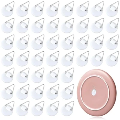 Image de Supports Adhésifs Invisibles,50 Pièces Crochet Adhesif Mural Crochets Invisibles,Attache Cadre Adhésif Accroches Accroche Tableau sans Percer pour Cadres Photo Art Décoratif