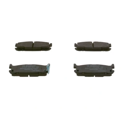 Image de BOSCH 0 986 494 226 Jeu de plaquettes frein Low Metallic avec palpeur d&#039;usure intégré tôle anti bruit MAZDA: MX 5 2
