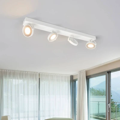 Image de Philips myLiving Plafonnier LED &quot;Clockwork&quot; 4 x 4,5 W Blanc