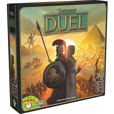 Image de Repos Production 7 Wonders : Duel Unbox Now Jeu de Société pour Adultes et Enfants dès 10 ans Version du Stratégie Plateau 2 Joueurs 20 min Française