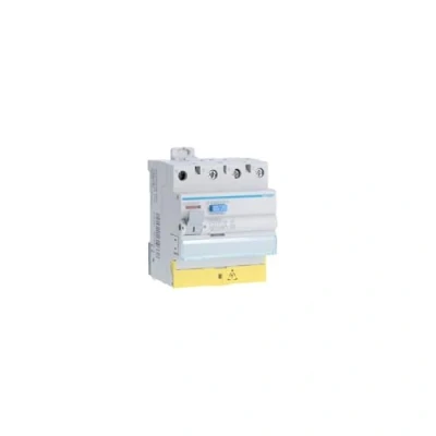 Image de interrupteur différentiel hager 25a 30 ma 3 pôles + neutre type hpi vis /