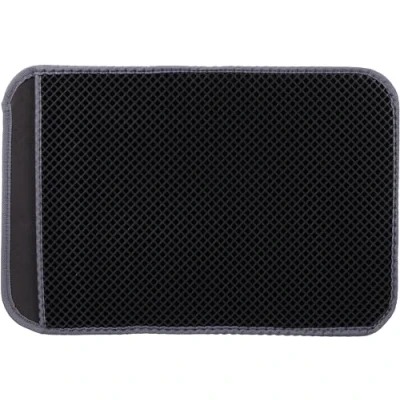 Image de Flamingo Tapis pour bac à litière Matz Gris &amp; Noir 61x41x1,3cm Avec fond imperméable Facile nettoyer