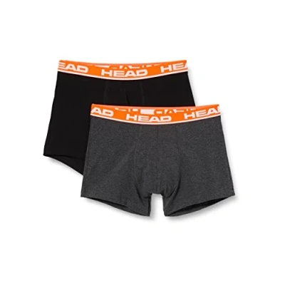 Image de Head 2ER PACK Stretch Shorty, Homme, Taille: Large, Grau orange