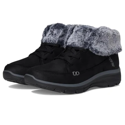 Image de Skechers Femme Normes Froides faciles à Utiliser Bottine, Noir, 39.5 EU