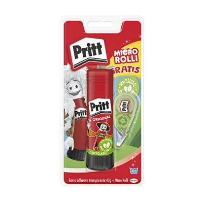 Image de Pritt Pack bâton de colle 43 g + correcteur Micro Rolli 5 mm x 6 m
