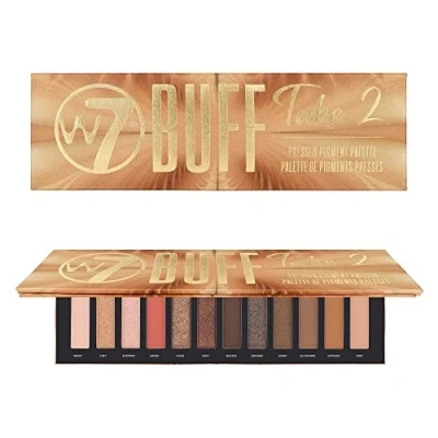 Image de W7 Pressed Pigment Oogschaduw Palette Buff Take 2