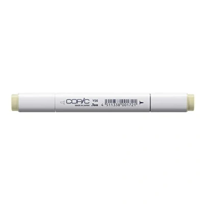 Image de COPIC Classic Y00, Jaune baryum, Twin Marker avec Une Pointe Moyenne et Fine