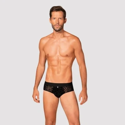 Image de Jockstrap Azmeron Léopard Noir Taille : L/XL
