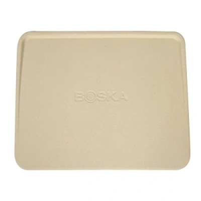 Image de Boska Luxueuse Pierre à Pizza Rectangulaire/Pour le four et bbq/Pizza de qualité en briques/Bord surélevé luxueux/Cordiérite / 32x40 cm