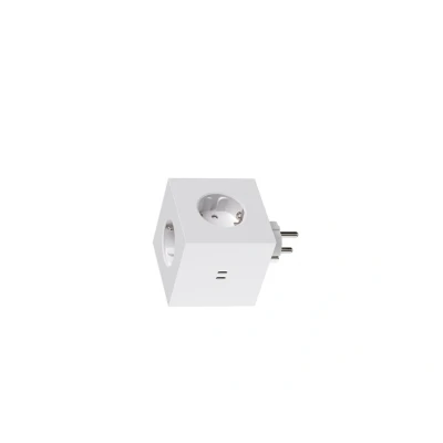 Image de Avolt Square 2 Socket Extender w/30W Dual USB C ML Edition Opal White
