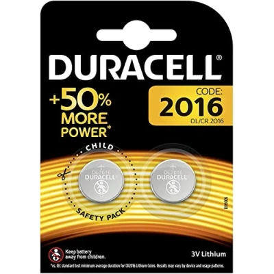 Image de Duracell DL2016 / cr2016 blister de 2 piles
