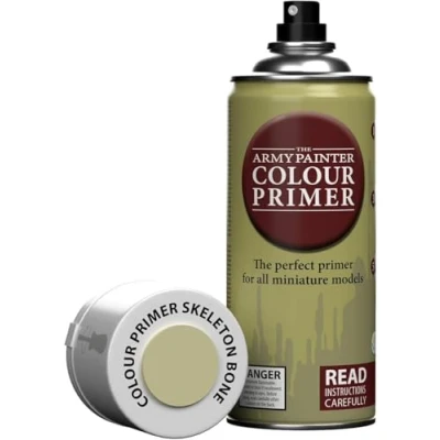 Image de The Army Painter, Colour Primer Skeleton Bone, 400 ml Spray Acrylique Os de Squelette, Apprêt pour la Peinture Figurines Warhammer et Donjon Dragon