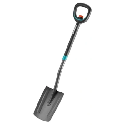 Image de Gardena bêche télescopique ErgoLine: de Jardin en Acier pour bêcher et Creuser, avec Repose Pieds Manche Ergonomique, poignée D (17020 20)