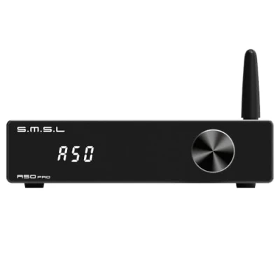 Image de SMSL A50Pro Amplificateur LPF&amp;HPF audio 2.1 Canaux 100W de puissance sortie des basses stéréo HiFi Bluetooth 5.0 Support HDMI (ARC)Subwoofer passif Puce MA12070P*2