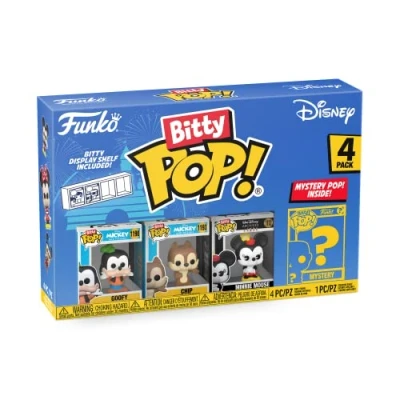 Image de Funko Bitty POP! Disney Goofy, Chip, Minnie Mouse (hands Folded) Et Une Mini figurine Mystère En Surprise 2.2 Cm Collectionnable Étagère Empilable Incluse Idée De Cadeau Fans