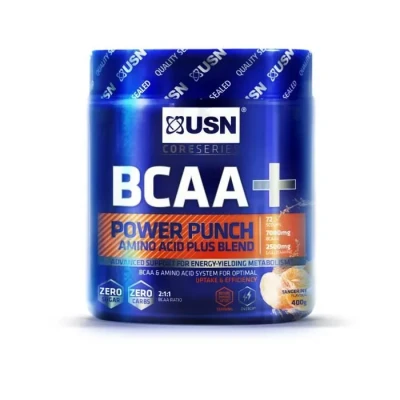 Image de USN Bcaa Power Punch (400g) 2:1:1 enrichis en glutamine et vitamine B6
