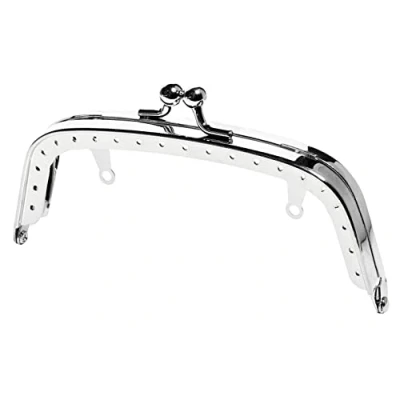 Image de Prym 615158 Anses pour Sac à Main Acier Inoxydable Argent 2 x 1 cm
