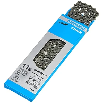 Image de Shimano 305800380 Chaîne de vélos Shima HG901 11 VE Unisex Adult, Taille Unique, argenté