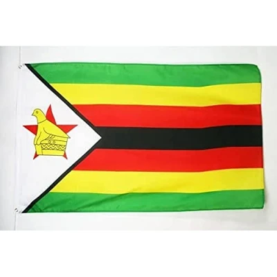 Image de Drapeau Zimbabwe 150x90cm zimbabwéen 90 x 150 cm Polyester léger AZ FLAG