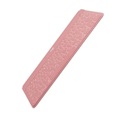 Image de Logitech Keys To Go Clavier sans Fil, QWERTY Espagnol Rose