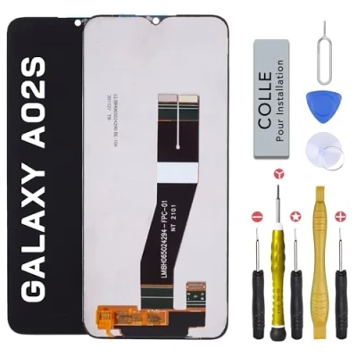 Image de CINQ TEQ Ecran LCD Remplacement pour Samsung Galaxy A02S SM A025G et A025F +Kit