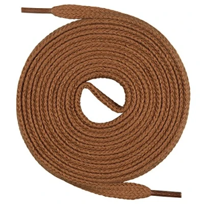 Image de lacets Mount Swiss© Premium, 1 paire de plats, 100% coton, indéchirables, largeur 7 mm, longueur 45‑200 cm 180 marron clair