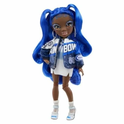 Image de RAINBOW HIGH 578321 Coco Vanderbalt Poupée Mannequin avec 2 Tenues à Assortir et Accessoires 6 12 Ans collectionneurs, Bleu