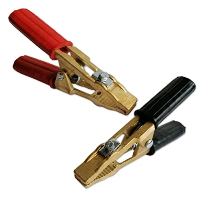 Image de CASTEELS KIT 2 PINCES EN LAITON DE BATTERIE OU DEMARRAGE 300 A