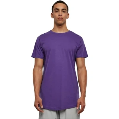 Image de Urban Classics Shaped LONG DO NOT USE Tshirt basique, Homme, Taille: Large, Ultra violet