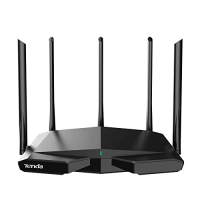 Image de Tenda TX27 PRO routeur sans fil Gigabit Ethernet Tri bande (2,4 GHz / 5 6 GHz) Noir Neuf