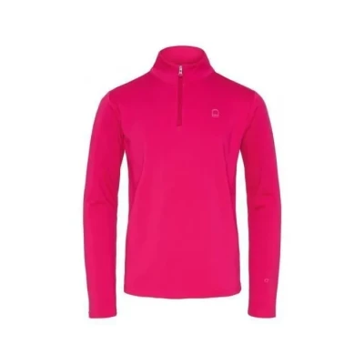 Image de Maillot équitation manches longues 1/2 zip fille Equipage Kolyma