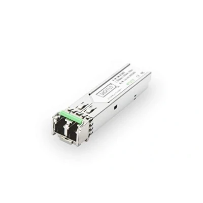 Image de DIGITUS Module SFP Gigabit universel 1,25 Gbit/s Mini GBIC pour câble à fibre optique monomode LC duplex longueur d&#039;onde 1550 nm portée 80 km Plug &amp; Play