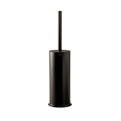 Image de COSMIC Geyser Porte balayette Brosse WC Balai Noir Mat Type d&#039;installation autoportant