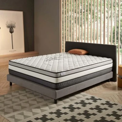 Image de Cosmos Matelas Solar 140x200 cm Très Épais 30 confort Ferme, Mousse à Mémoire de Forme HR, Blue Latex, Réversible face été/hiver, Ventilation optimale, Extrêmement Durable, 7 Zones