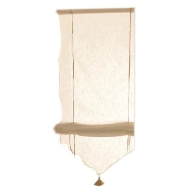 Image de Linder 0171 /29/338 Store Pointe Relevable Aspect Lin cru Passe Tringle 45 x 165 cm