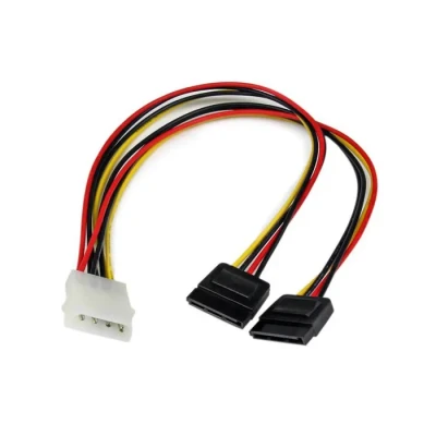 Image de STARTECH Câble d&#039;alimentation en Y interne Molex vers SATA de 30 cm Répartiteur / Splitter LP4 (M) 2x